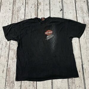 Harley - Davidson Motorcycle Indianapolis 1990s Vintage Crewneck Tee Top Shirt